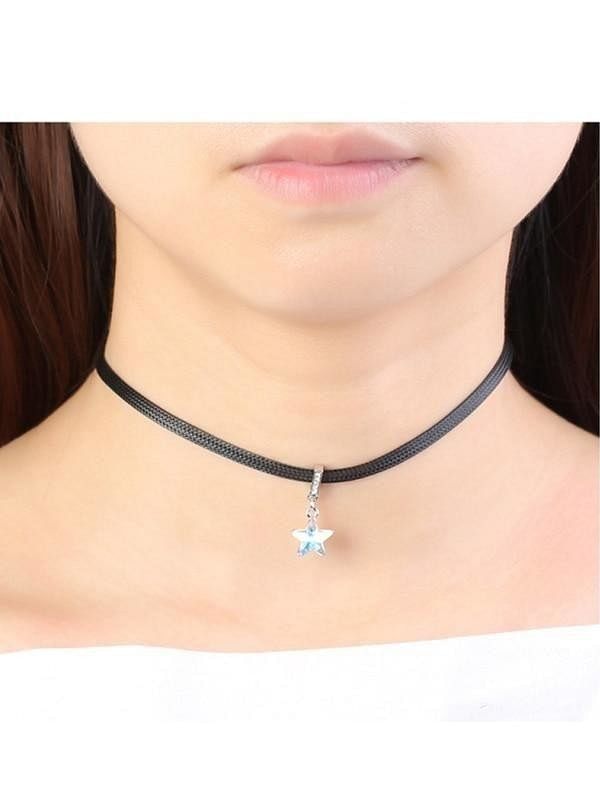 Star Choker - Necklace - Choker Swarovski Crystal
