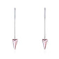 Triangle Long Drop Earrings - Light Amethyst - Earrings - Swarovski Crystal